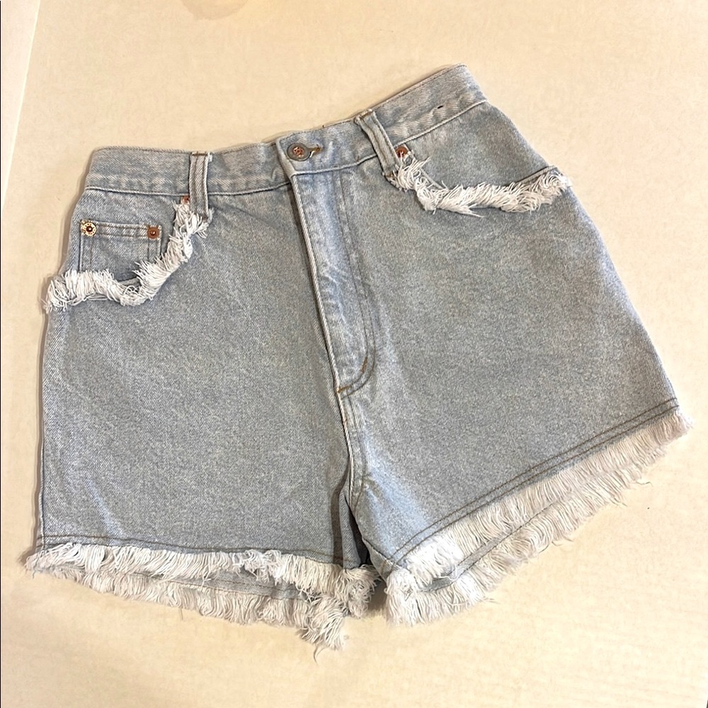 Vintage STEEL Jean Shorts- Size 9